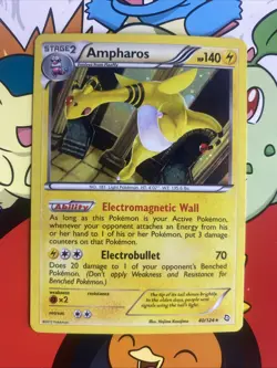Ampharos 40/124 Cosmo Holo Rare Dragons Exalted (2012) - Image 1