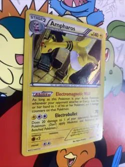 Ampharos 40/124 Cosmo Holo Rare Dragons Exalted (2012) - Image 2