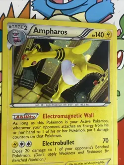 Ampharos 40/124 Cosmo Holo Rare Dragons Exalted (2012) - Image 3