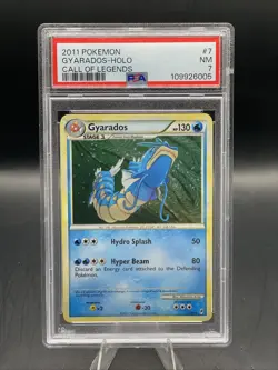 Pokemon TCG Gyarados #7/95 Call of Legends Holo PSA 7 - Image 1
