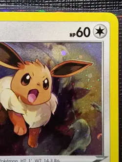 Pokemon TCG - Eevee SWSH042 Black Star Promo Holo - LP - Image 3
