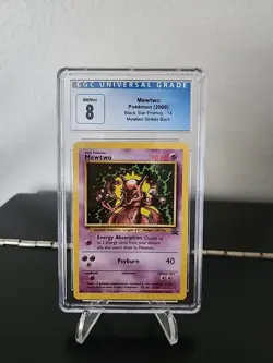 Pokemon, Mewtwo, Black Star Promos, 14, Mewtwo Strikes Back, CGC 8 NM/Mint - Image 1