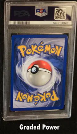 Pokemon Base Set Unlimited Shadowless Pokemon Trader SHADOWLESS PSA 9 (9060) #77 - Image 2