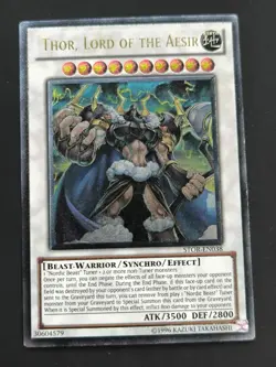 Thor, Lord of The Aesir - STOR-EN038 - Ultimate Rare UNL NM - Yugioh - Image 1
