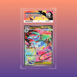 Perfect Ace 10 Mega Venusaur Ex 177/132 Mega Evolutions Pokemon TCG Card - Image 1