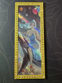 Goddess Vivi Fantasy Numbered Metal Card Waifu Doujin One Piece Character - Image 1