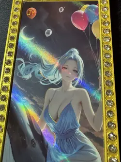 Goddess Vivi Fantasy Numbered Metal Card Waifu Doujin One Piece Character - Image 2