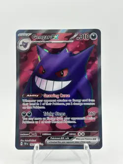 Pokemon Gengar EX Temporal Forces Ultra Rare Holo Card 193/162 Near Mint - Image 1