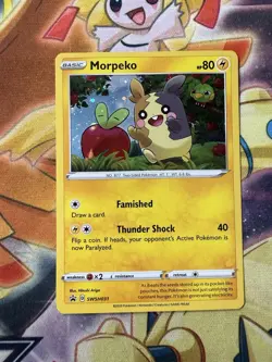 Morpeko SWSH031 - Cosmo holo - NM - Pokemon TCG Card - Image 1