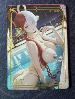 Goddess Swimsuit Uta Maiden Preimium Thick Card Waifu Doujin One Piece - Image 1