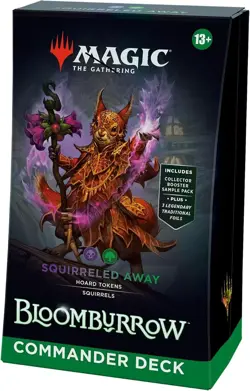 Magic: The Gathering Bloomburrow Commander Deck - Squirreled Away (100-Card Deck - Image 1