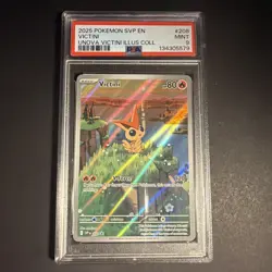 PSA 9 Victini 208 - Graded Illustration Rare Pokemon Card - Black Star Promo - Image 1