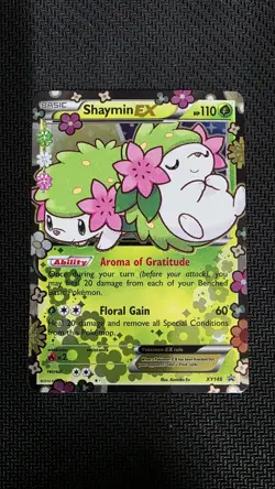 Shaymin EX XY148 Ultra Rare Black Star Promo Pokemon TCG Card - Image 1