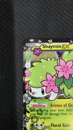 Shaymin EX XY148 Ultra Rare Black Star Promo Pokemon TCG Card - Image 2