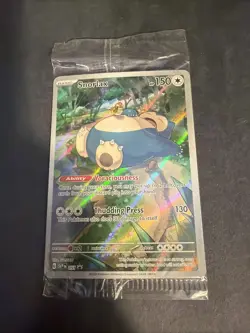 Pokemon Card Snorlax SVP 051 Scarlet & Violet 151 Black Star Promo NM sealed - Image 1