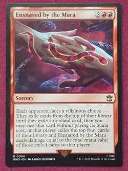 Magic The Gathering DOCTOR WHO ENSNARED BY THE MARA red card MTG - Image 1