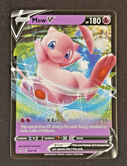 Mew V - 069/189 - Pokemon Darkness Ablaze Sword & Shield Rare Card - Image 1