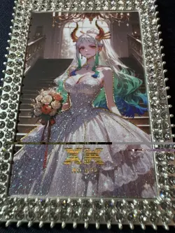 Goddess Yamato Diamond Card Metal Wedding Waifu Doujin Case Prize One Piece - Image 3