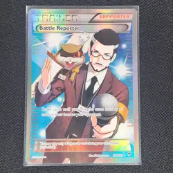 Battle Reporter - 109/111 - Ultra Rare - Furious Fists - Pokemon Card - HP - Image 1