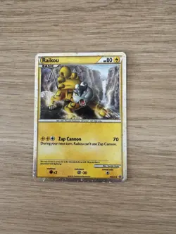 Raikou Hgss19 Holo Black Star Promo Holo Card MP/LP - Image 1