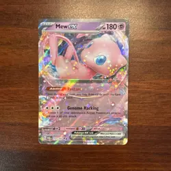 Pokemon TCG Mew EX 151/165 Scarlet Violet Ultra Rare Card English Edition - Image 1