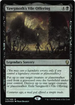 Yawgmoth's Vile Offering - FOIL - R Dominaria 114 - MTG - Image 1
