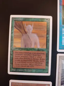 LOTTO 8 CARTE UNLIMITED MAGIC THE GATHERING 1993 MTG JADE STATUE CAMUFLAGE NM GD - Image 4