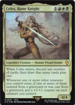 Celes, Rune Knight - FOIL - M Commander: FINAL FANTASY 1 - MTG - Image 1