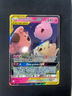 Carte Pokemon Togepi Melo Et Toudoudou GX 143/236 Escouade Eclipse cosmique -NM - Image 1