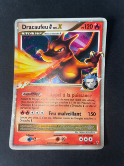 Carte Pokemon Dracaufeu NIV.X 143/147 - Platine - Vainqueurs Supremes - Exc - Image 1