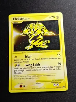 Elektek 128/127 Platine de base Carte pokemon FR - Image 1