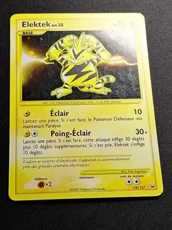 Elektek 128/127 Platine de base Carte pokemon FR - Image 4
