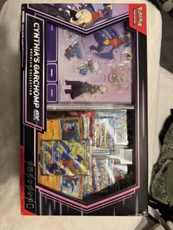 Pokemon TCG: Cynthia’s Garchomp ex Premium Collection box Sealed - Image 1