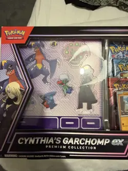 Pokemon TCG: Cynthia’s Garchomp ex Premium Collection box Sealed - Image 4