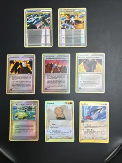 lotto carte pokemon 8 Carte, tra cui EX Tutte Reverse Holo Belle Condizioni Ita - Image 1