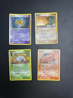 Lotto 4 Carte Pokemon Holo/Reverse - Vintage EX Deoxys Stamped - Image 1
