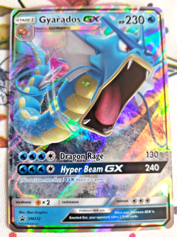 Pokemon - Gyarados GX Full Art Holo Hidden Fates Black Star Promo SM212 ENG - Image 1