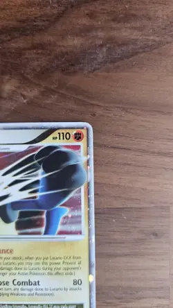 Lucario LV. X 122/123 Pokemon D&P Mysterious Treasures Holo Rare NM - Image 2