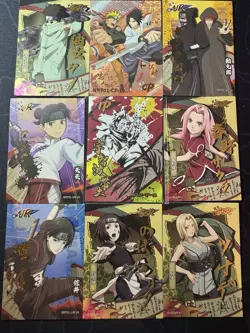Naruto Shippuden Naruto Character Collectible TCG 9 CCG Holo Cards Little Dino - Image 1