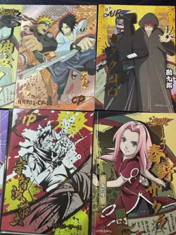 Naruto Shippuden Naruto Character Collectible TCG 9 CCG Holo Cards Little Dino - Image 3