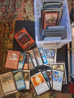 Vintage Old School Magic the Gathering Lot 1000+ Cards common uncommon Rare MTG - Image 2