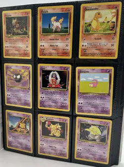 Vintage Pokemon WOTC 76 Card Lot - Base Set, Jungle, Fossil - Common, Uncommon - Image 3