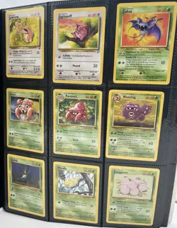 Vintage Pokemon WOTC 76 Card Lot - Base Set, Jungle, Fossil - Common, Uncommon - Image 5