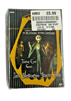 The Nightmare Before Christmas Jack Skellington Starter Deck Trading Cards BNIB - Image 1