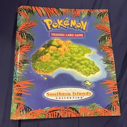 *NO CARDS* Pokemon SOUTHERN ISLANDS English BINDER ONLY - Image 1