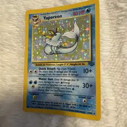 Pokemon Card Game 1999 - Vaporeon Holo 12/64 - Jungle NM - Image 4