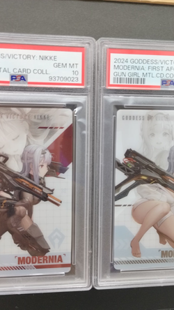 Sequential Set PSA 10| Goddess of Victory NIKKE MODERNIA Gun Girl Metal Card #p2 - Image 2