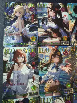 Goddess Story Waifu 9 x Character Doujin Cards Maiden Beauty Holo Genshin Impact - Image 2
