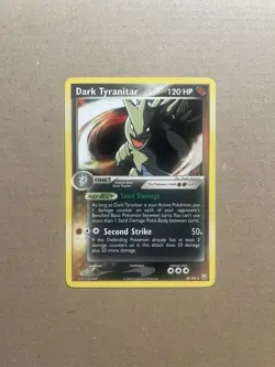 Dark Tyranitar 20/109 Non Holo EX Team Rocket Returns 2004 Pokemon Card NM - Image 1