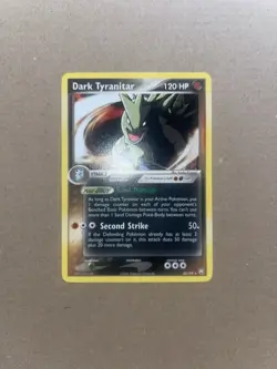 Dark Tyranitar 20/109 Non Holo EX Team Rocket Returns 2004 Pokemon Card NM - Image 2